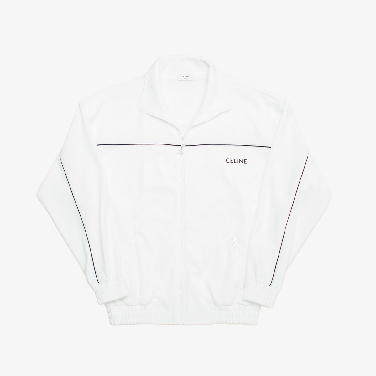 White/Black Track Jacket [Size: Small]