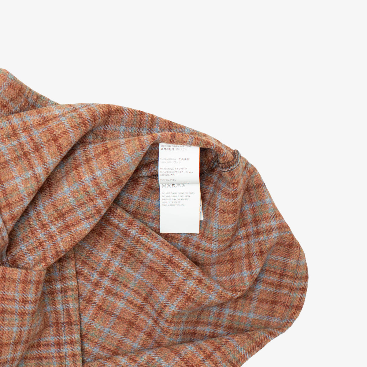 &quot;Rust Check&quot; Heusen Shirt [Size: 50 EU/Large]