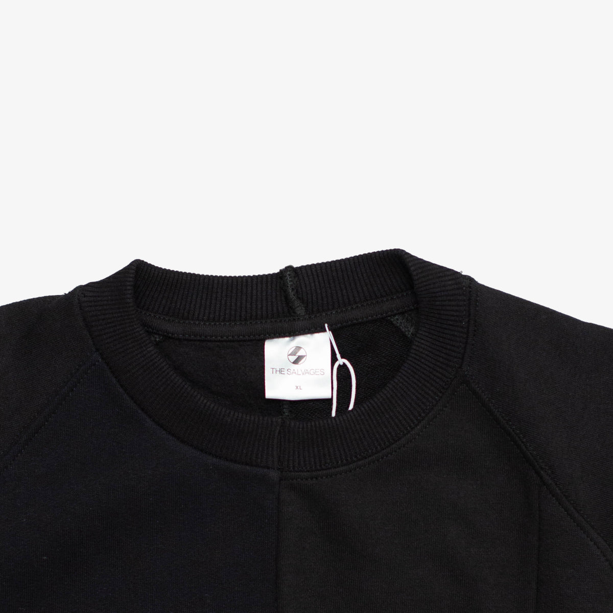 “Black” Reconstructed Crewneck Sweatshirt [Size: X-Large]