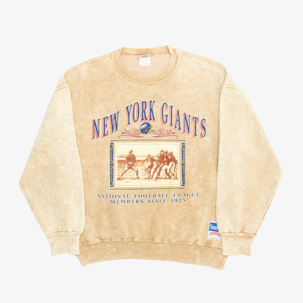 &#39;Tan&#39; Giants Graphic Crewneck (Size: Large)