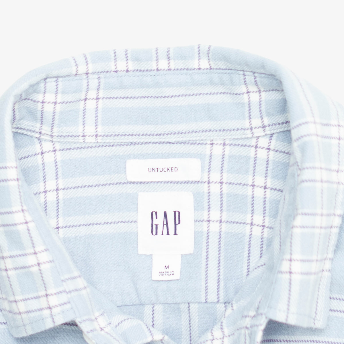 Gap Blue/White Flannel [Size: Medium]