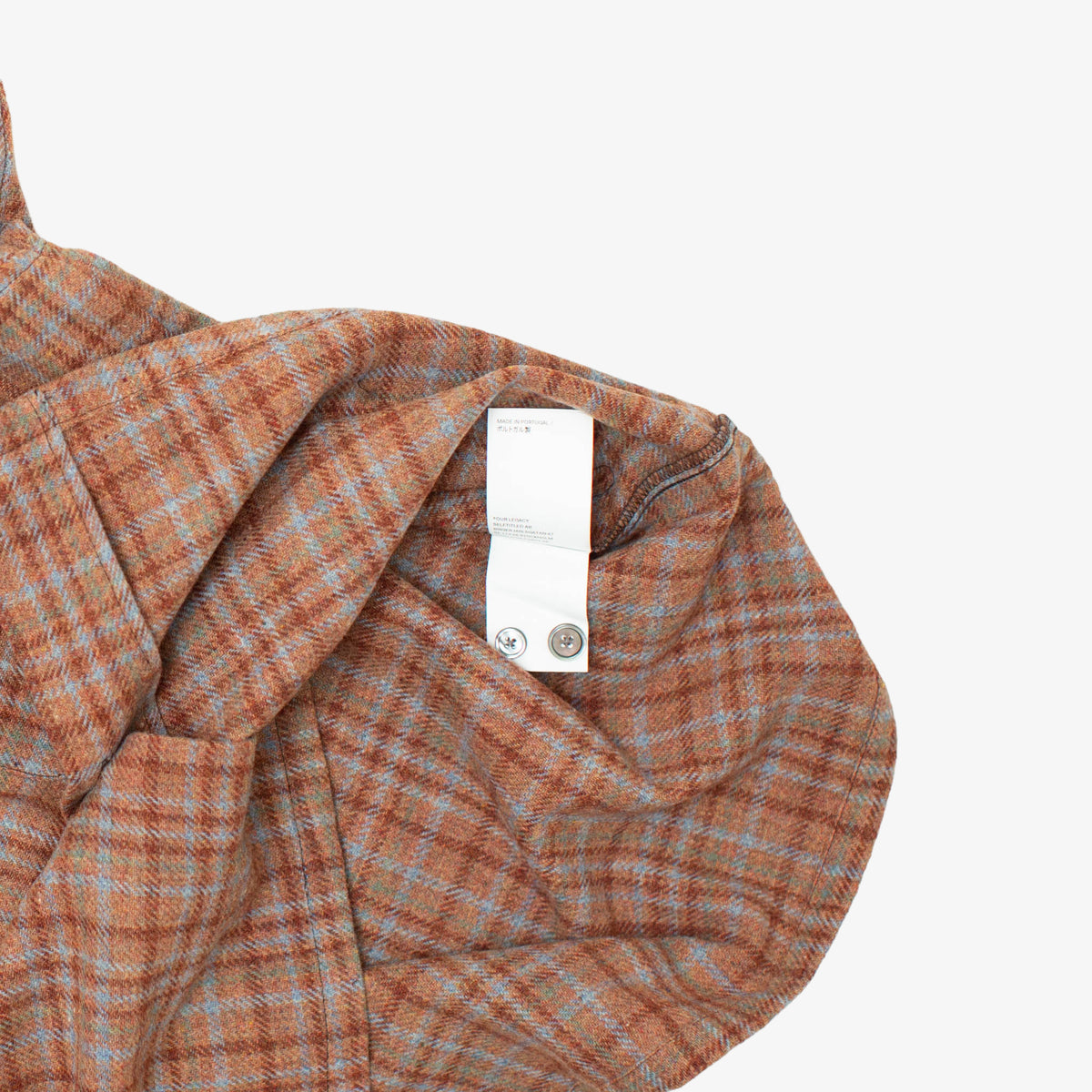 &quot;Rust Check&quot; Heusen Shirt [Size: 50 EU/Large]