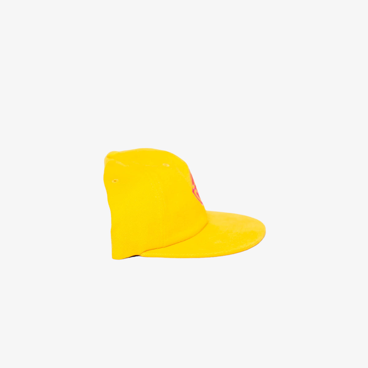 Yellow Curved Brim Hat [Size: One Size]