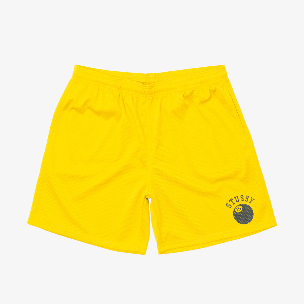 &#39;Yellow&#39; 8 Ball Mesh Short [Size: X-Large]