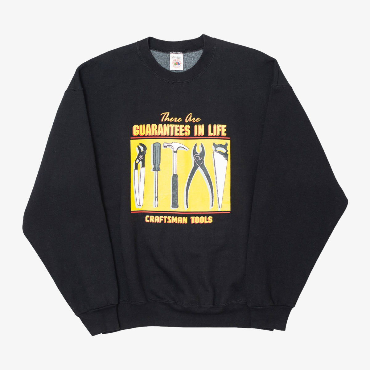 &#39;Black&#39; Craftsman Graphic Crewneck (Size: X-Large)