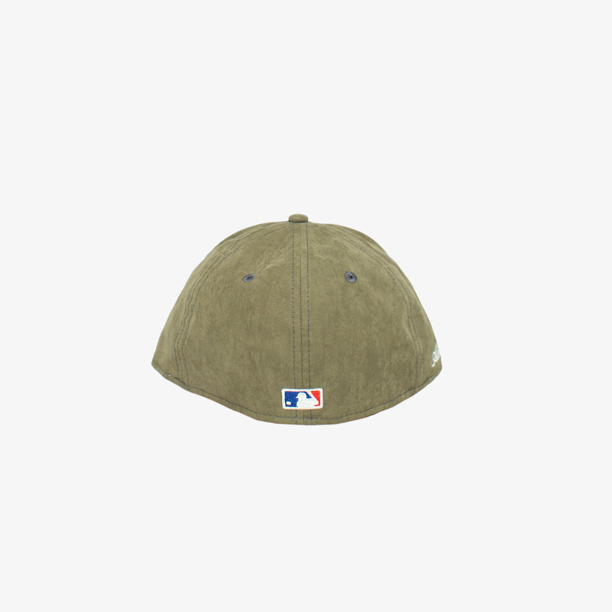 ‘Olive’ Yankees Washed Nylon Fitted [Size: 7 3/8]