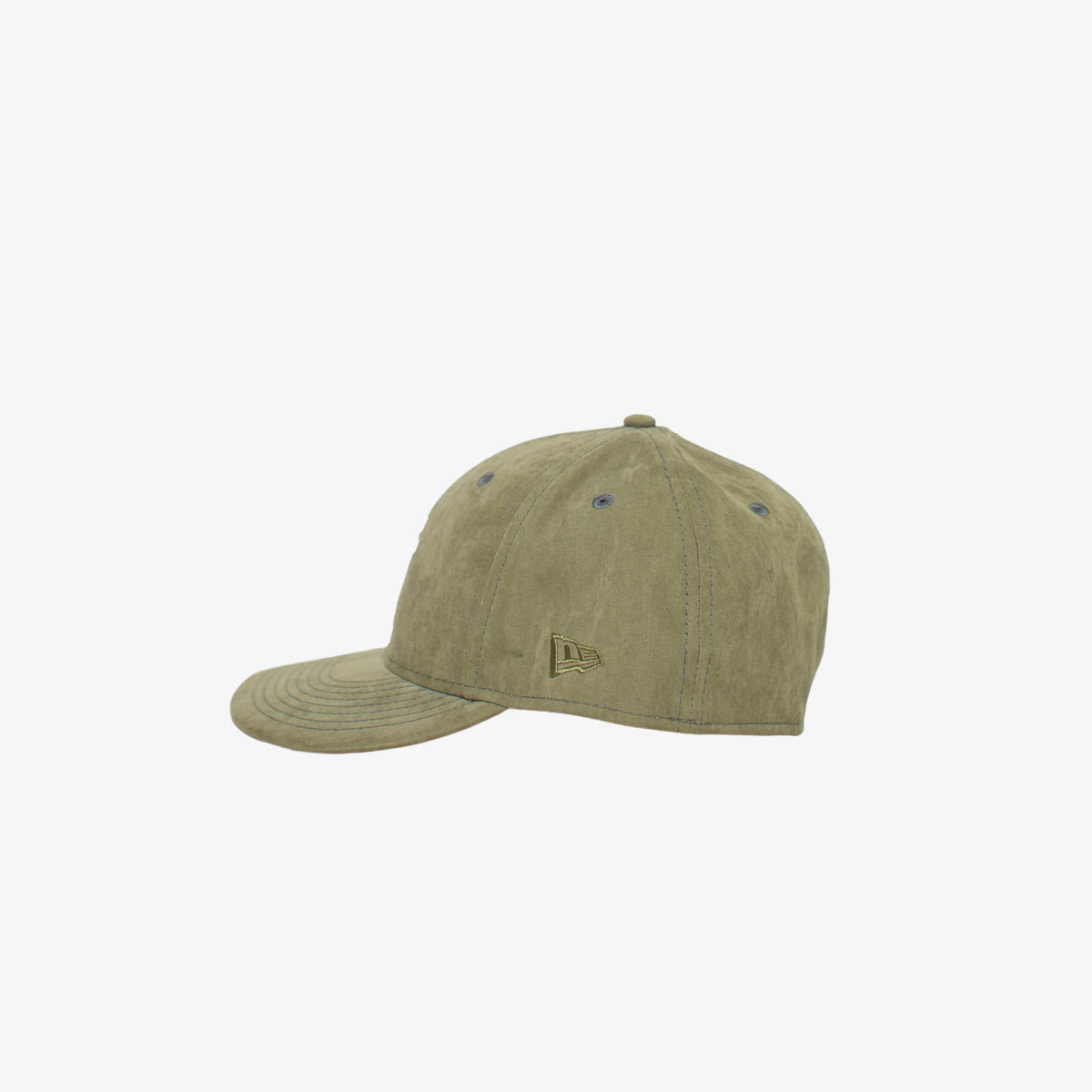 ‘Olive’ Yankees Washed Nylon Fitted [Size: 7 3/8]