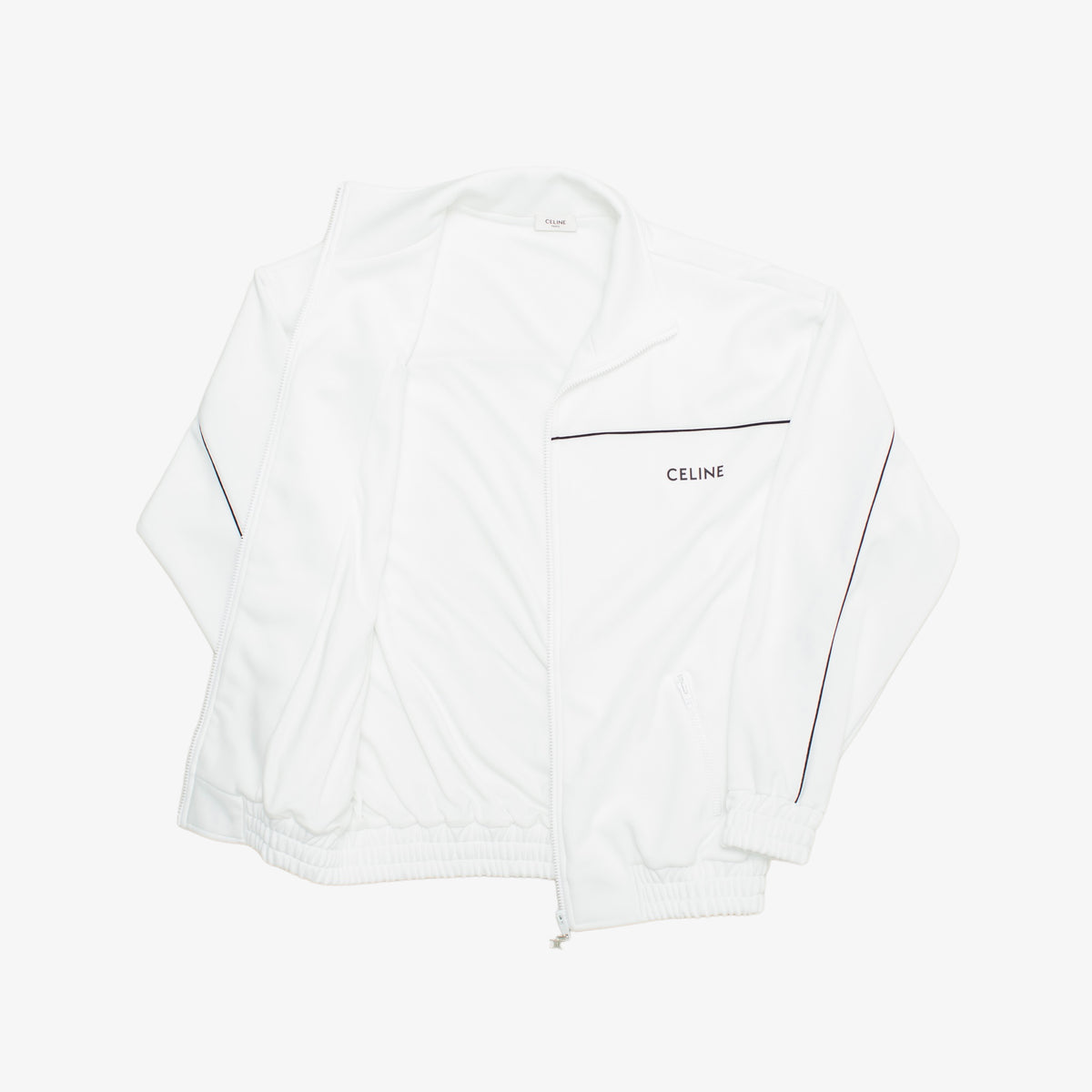 White/Black Track Jacket [Size: Small]