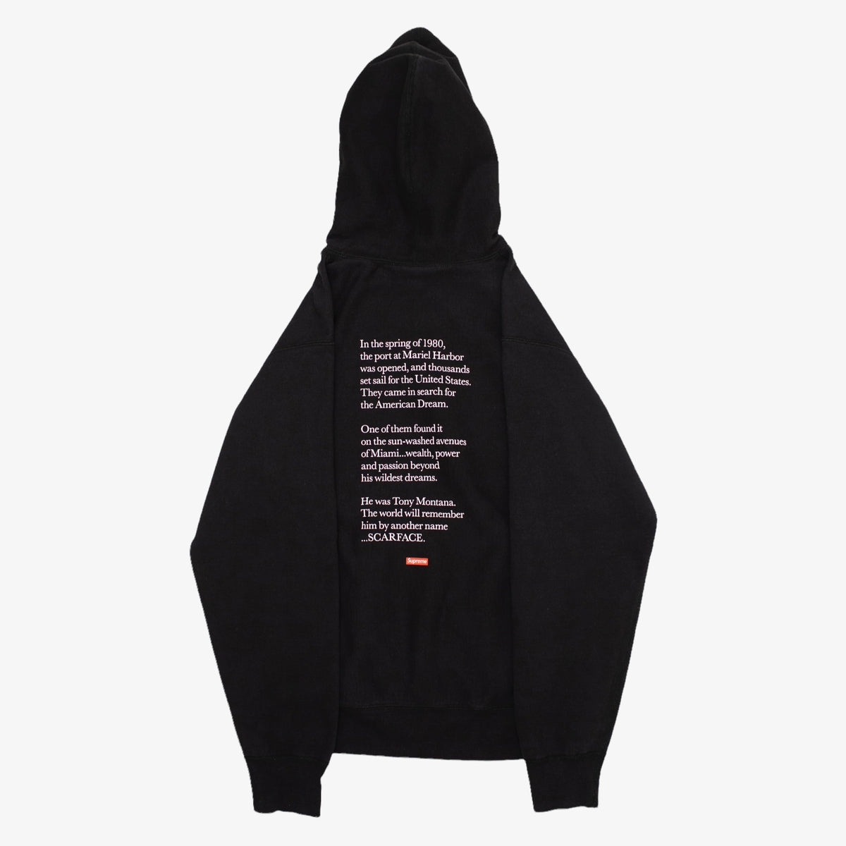 Black Scarface Hooded Sweatshirt [Size: Medium]