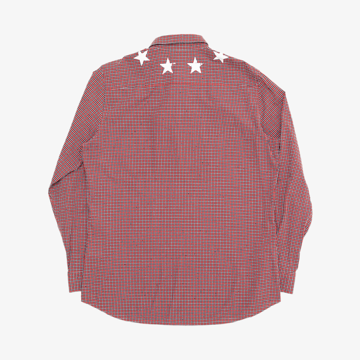 Red Small Check Shirt [Size: Large]